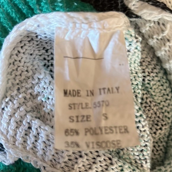 Luisa Ricci Italy Flowery Sweater  Top Size Small - Picture 4 of 4